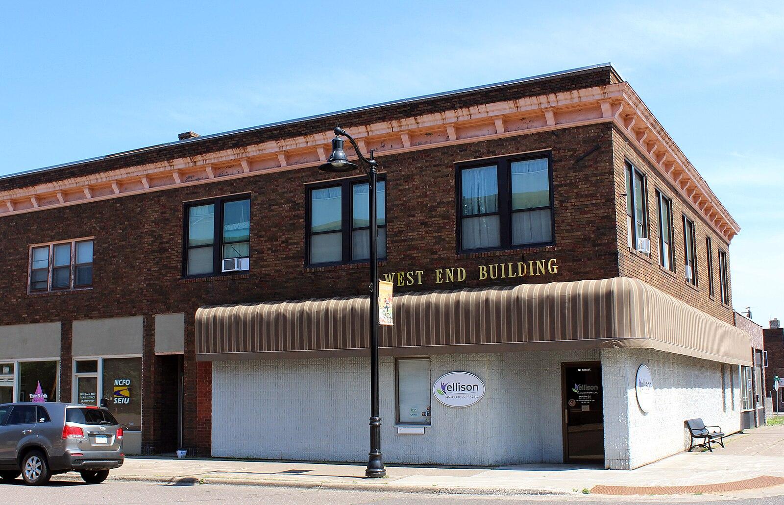West End Building, 123 Avenue C, Cloquet, Minnesota