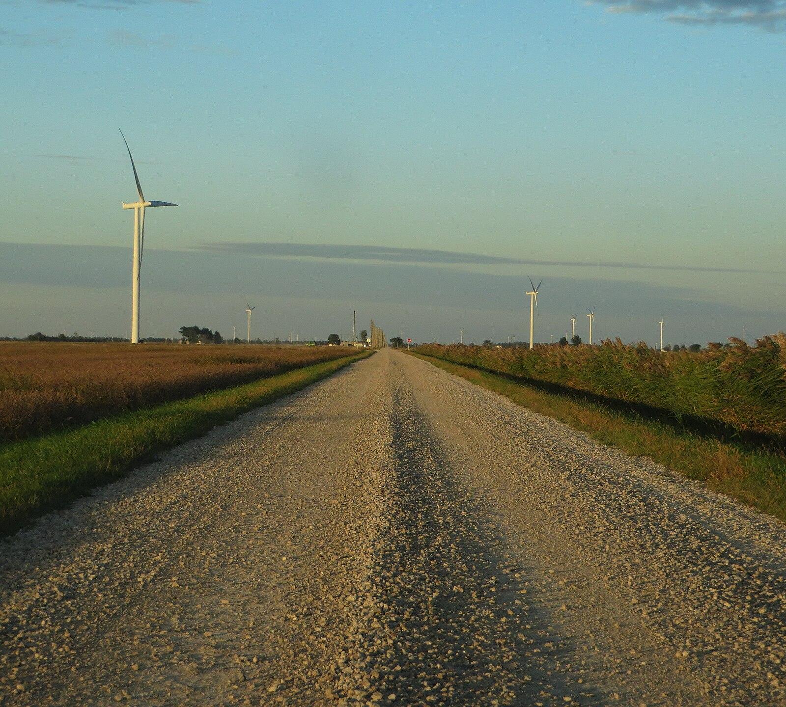 Wind Farm, Chatham Kent Highway 3, Chatham Kent, Ontario